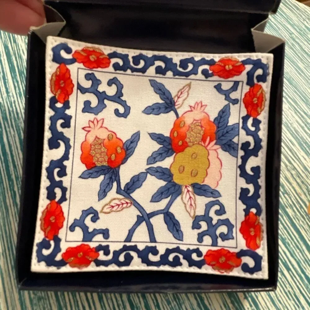 Gen Collection Japanese Vintage Floral Cloth Coasters